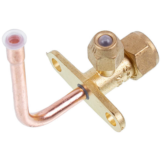 Air Conditioner Service Tap (port) 1/4" angular 90°