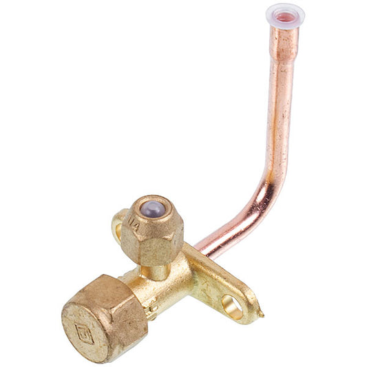 Air Conditioner Service Tap (port) 1/4" angular 90°