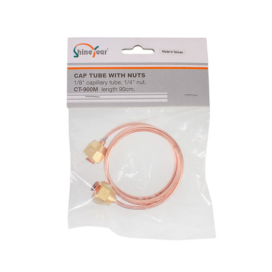 Capillary tube with nut 1/4'' L=900mm ShineYea for temperature control valve