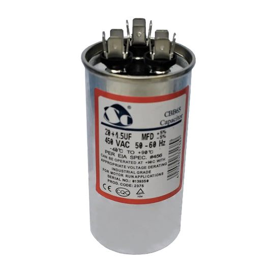 Capacitor 20+1,5uF 450V CBB65