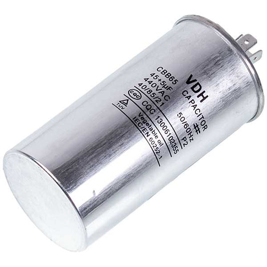 Capacitor VDH 45+5uF 450V CBB65