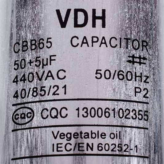 Capacitor CBB65 50+5uF 450V