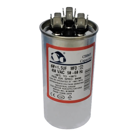 Capacitor CBB65 60+1,5uF 450V
