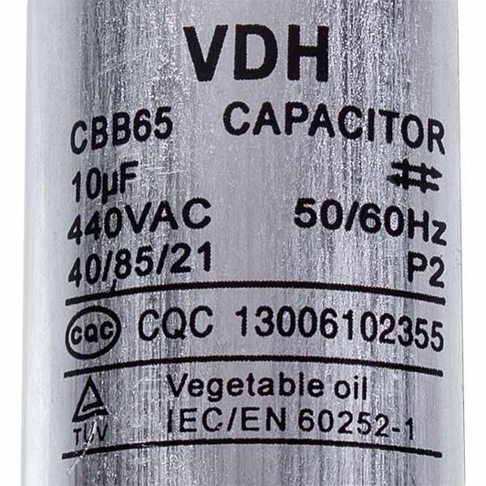 Capacitor Whicepart 10uF 450V CBB65