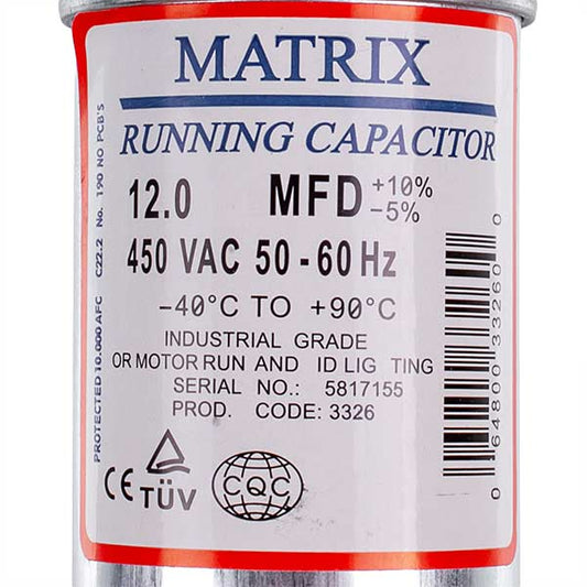 Capacitor VDH 12uF 450V CBB65