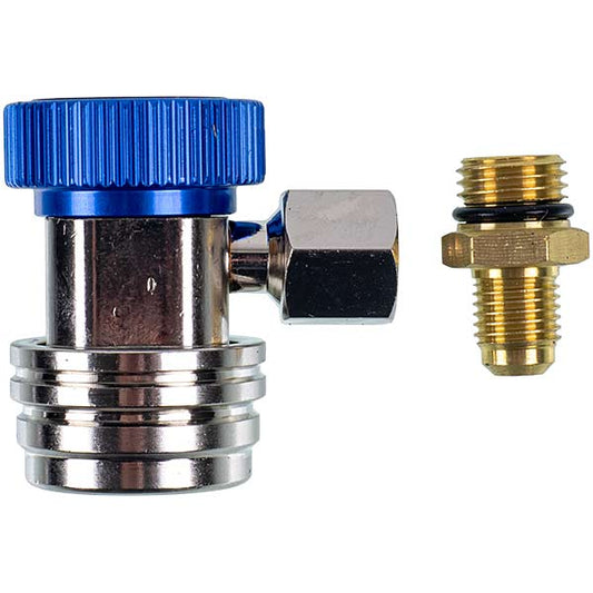 Filling coupling QC-L (low pressure) for car air conditioners quick-detachable