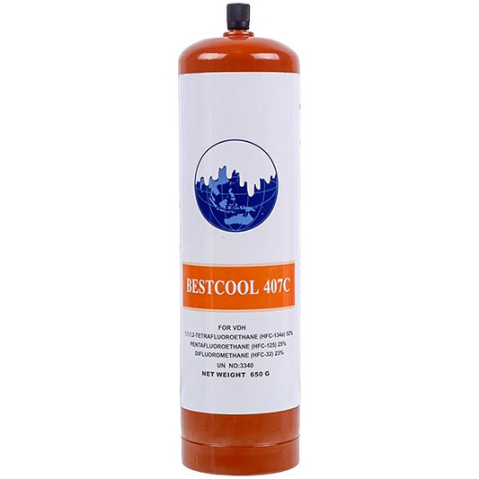 Freon R407C Bestcool for the shredder valve (thread 1/4'') (0,65kg)