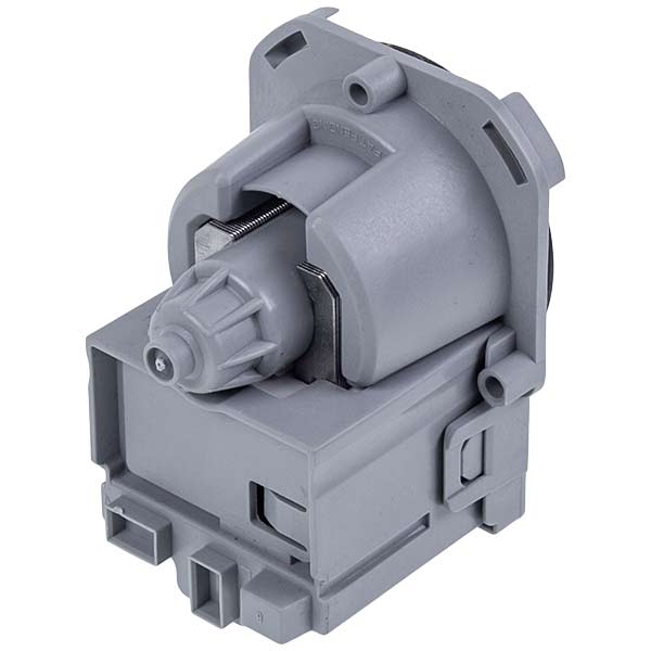 Pump (Drain Pump) for Washing Machine 49023062 Askoll 25 W T2121 (paired front contacts, with 3 latches)