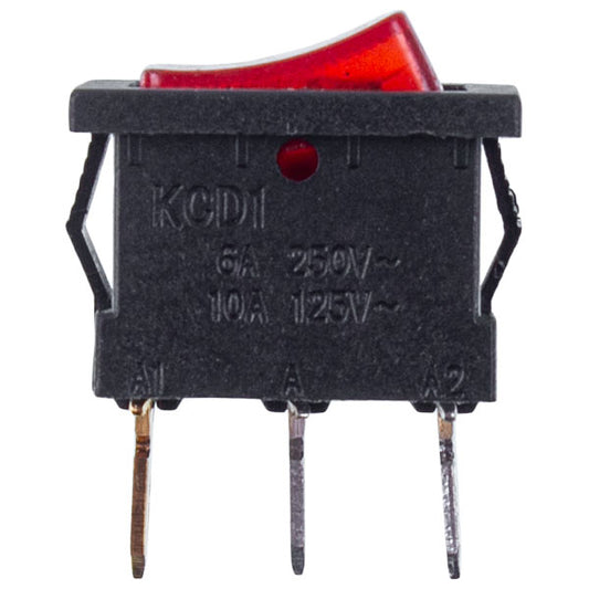 Water Heater Switch (single) KCD1 (250V, 6A), 3 contacts