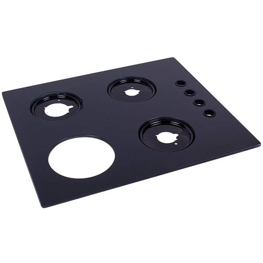 Glass for Electrolux gas cooktop 140028867038 black