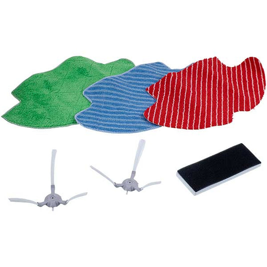 Filter Kit (5pcs) + Brushes for Robot Vacuum Cleaner Rowenta Explorer Serie 75 ZR763000