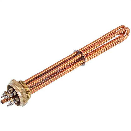 Electric Boiler Block of Heating Elements 6kW 220-380V L=335mm nut 1 1/2" (48mm)