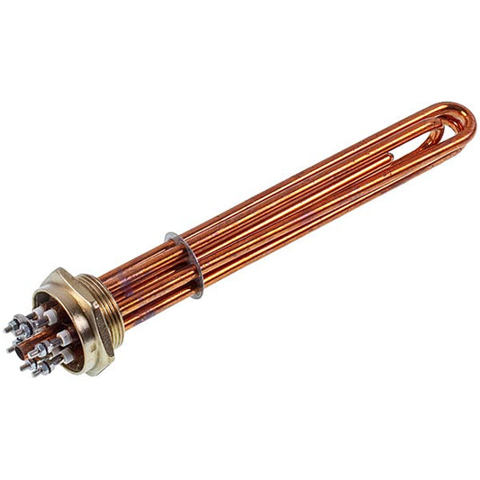 Electric Boiler Block of Heating Elements 6kW 220-380V L=285mm nut 1 1/2" Koolwen