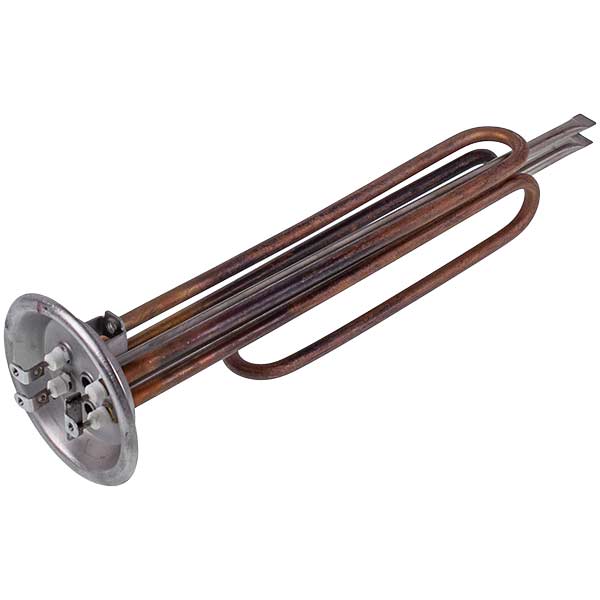 Water Heater Element Thermex 1500+1000W (copper) L=300mm flange 92mm (for the anode M6)