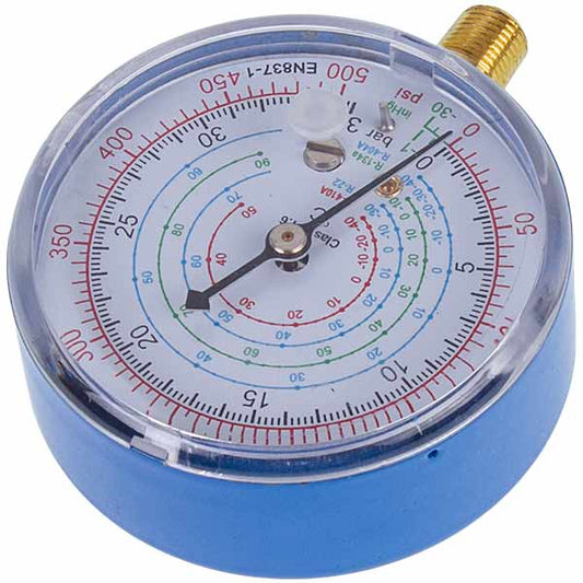 Low pressure gauge B70/500PSI (D=68mm, R410A R22 R134A R404A)
