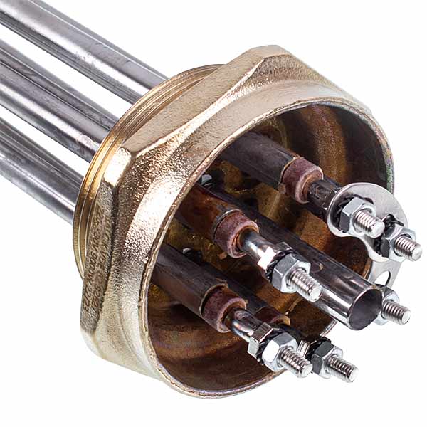 Electric Boiler Block of Heating Elements Koolwen 9000W 220-380V stainless steel L=330mm nut 2''