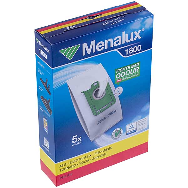 Electrolux 900168818 Vacuum Cleaner Set Synthetic Dust Bags 1800 + Motor Filter