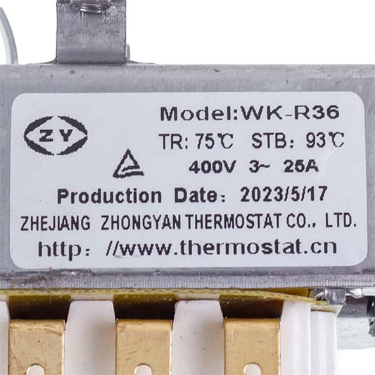 Boiler Thermostat Drazice 6405608 BTS Cotherm 400V, 2 capillaries