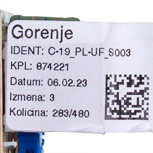 Gorenje 874221 Freezer Control PCB