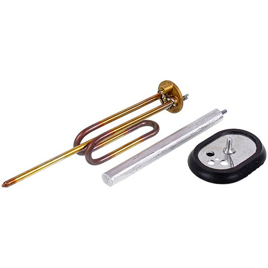 Ariston Kit Water Heater Heating Element 1500W + Flange with Gaskets + Anode (816616, 65108275)