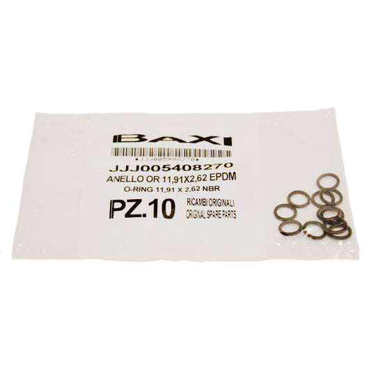 O-Ring gasket 11.91x2.62 mm NBR for gas boiler Baxi/Westen 5408270