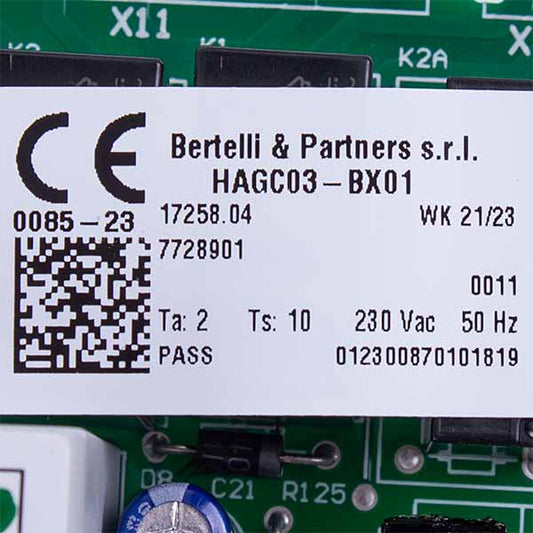 Control board HAGC03-BX01 for gas boiler Baxi Duo-Tec Compact 7726557
