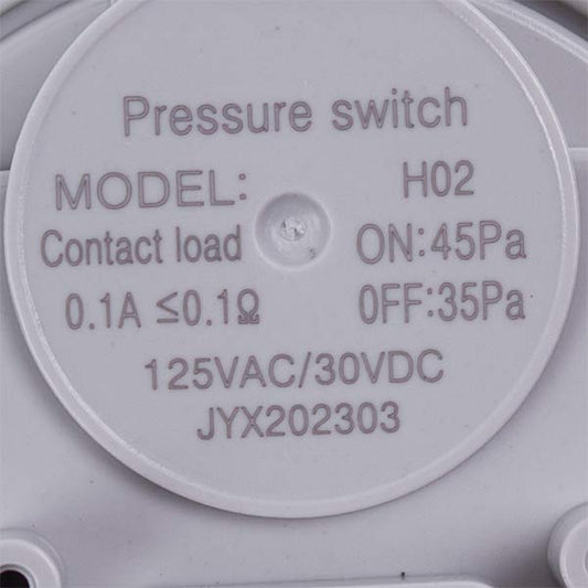 Gas-fired Boiler Air Pressure Switch (Pressostat) Compatible with Fondital/Nova Florida 6PRESSOS03 45/35 Pa