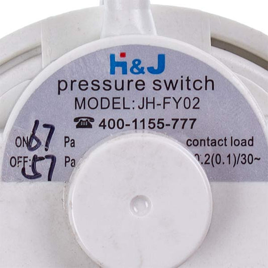Gas-fired Boiler Air Pressure Switch (Pressostat) 6PRESSOS02 67/57 Pa