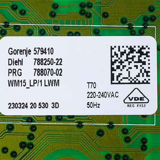 Control board for washing machine Gorenje 804486