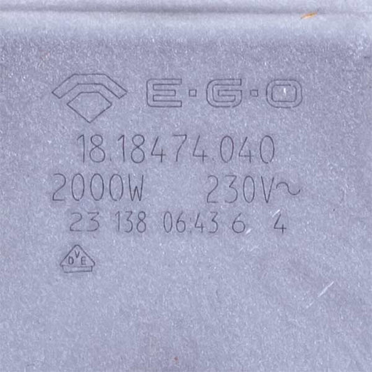 Electric Cooker Hotplate 18.18474.040 EGO 2000W D=180mm