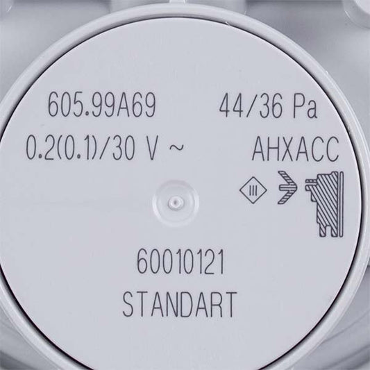 Gas-fired Boiler Air Pressure Switch (Pressostat) 6PRESSOS06 Huba Control 44/36 Pa