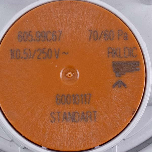 Gas-fired Boiler Air Pressure Switch (Pressostat) Compatible with Baxi/Westen 628770 Huba Control 70/60 Pa