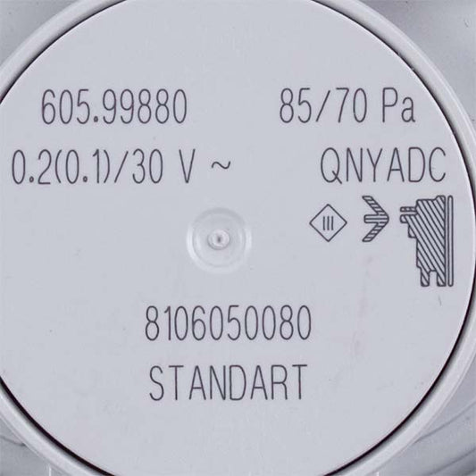 Gas-fired Boiler Air Pressure Switch (Pressostat) Compatible with Demrad D003200032 Huba Control 85/70 Pa