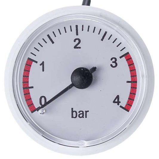 Gas-fired Boiler Pressure Gauge Compatible with Ariston 65104234 4 bar
