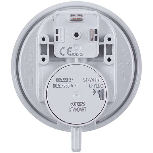 Gas-fired Boiler Air Pressure Switch (Pressostat) Compatible with Bosch/Buderus 87160112910 Huba Control 94/74 Pa