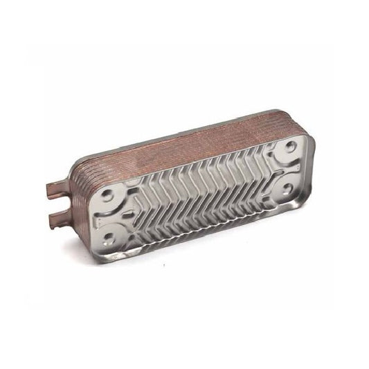 DHW Plate Heat Exchanger (16 plates) for Gas Boiler Compatible with Bosch 87186446250