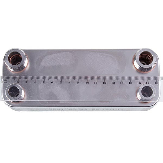 DHW Plate Heat Exchanger (14 plates) for Gas Boiler Compatible with Solly Comfort 4700900002