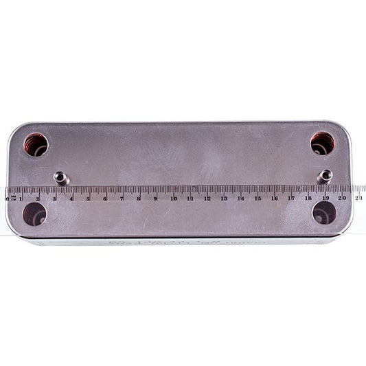 DHW Plate Heat Exchanger (14 plates) for Gas Boiler Compatible with Baxi ECO-3, Eco 4S, Luna, Westen Energy 5686680