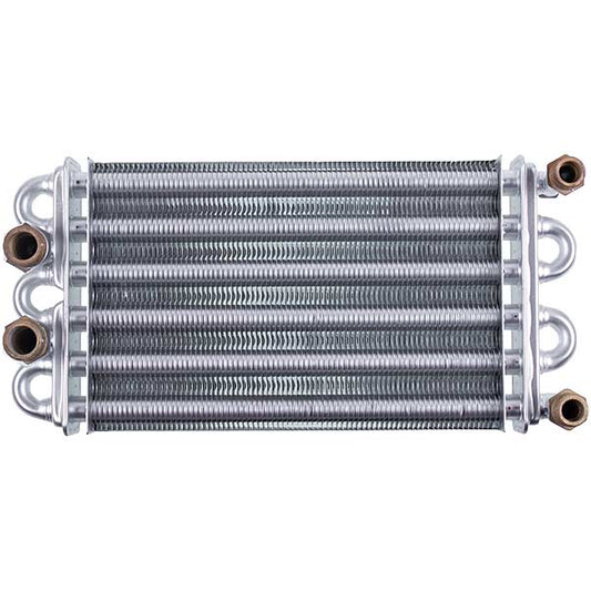 Bithermic Heat Exchanger for Gas Boiler Compatible with Biasi Boiler Sky 24 BI1472104
