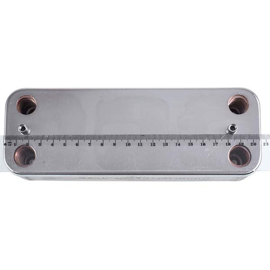 DHW Plate Heat Exchanger (18 plates) for Gas Boiler Compatible with Demrad, Protherm, Ariston 3003200018