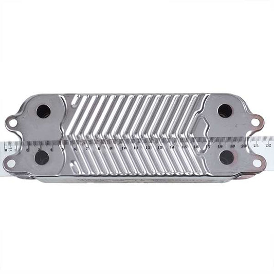 DHW Plate Heat Exchanger (16 plates) for Gas Boiler Compatible with Vaillant, Protherm, Saunier Duval Themaclassic 0020186153