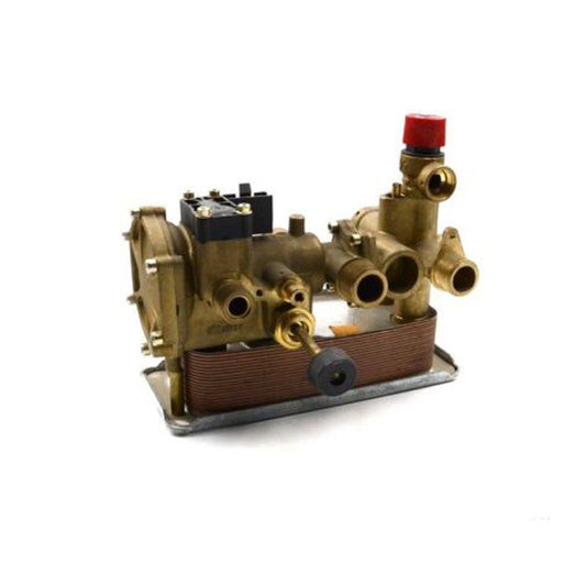 3-way valve + heat exchanger for gas boiler Compatible with Immergas 3.012906