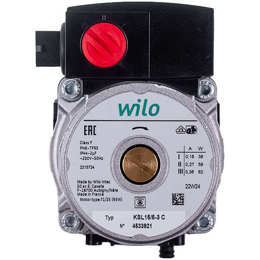 Gas-fired Boiler Circulation Pump Assembly Wilo KSL 15/5-3C 82 W Demrad Aden, Atron, Kalisto 3003200022