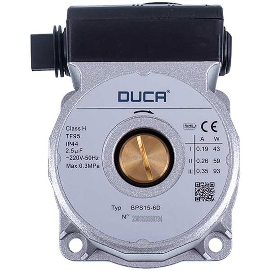 Circulation Pump Duca BPS 15-6D (21) 93 W for Gas Boiler
