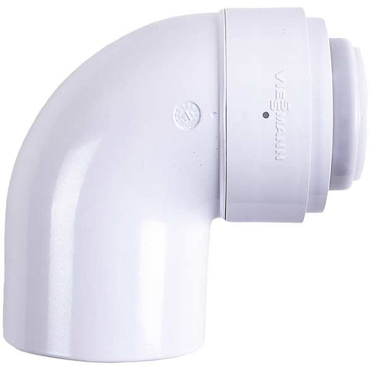 Condensing Gas-fired Boiler Chimney Elbow Viessmann 7373226 87° D=60/100 mm