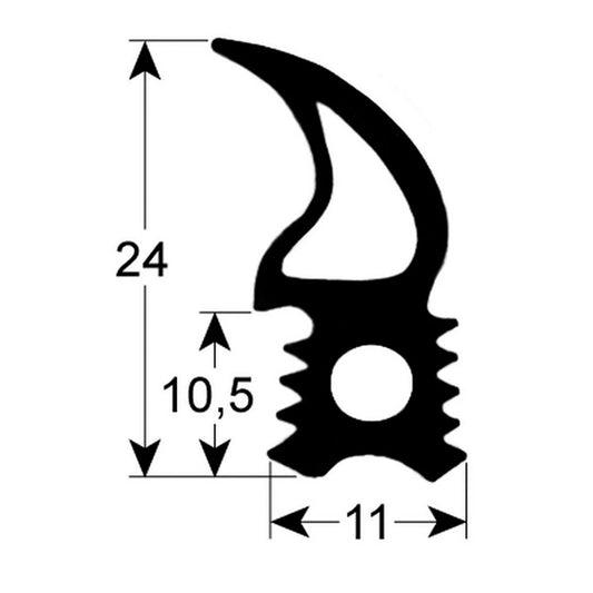 Door Gasket Rubber for Combi Oven Convotherm OEB, OES 10 levels series 900852 670x770мм