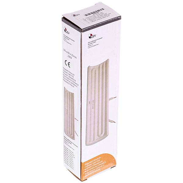 Ceramic Heating Element for Chafing Dish, Food Warmer Stahl, Emmepi 415101 250W, 245x60mm