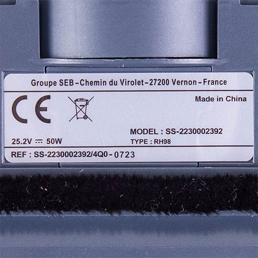 Turbo Brush for Cordless Vacuum Cleaner Rowenta SS-2230002392 gray