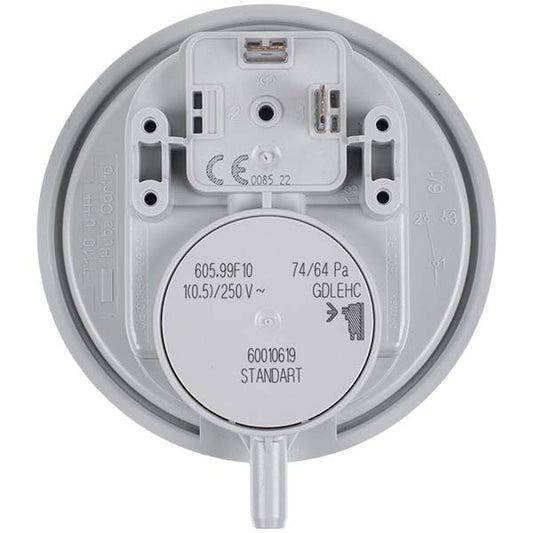 Gas-fired Boiler Air Pressure Switch (Pressostat) Compatible with Bosch/Buderus 87186456530 Huba Control 74/64 Pa
