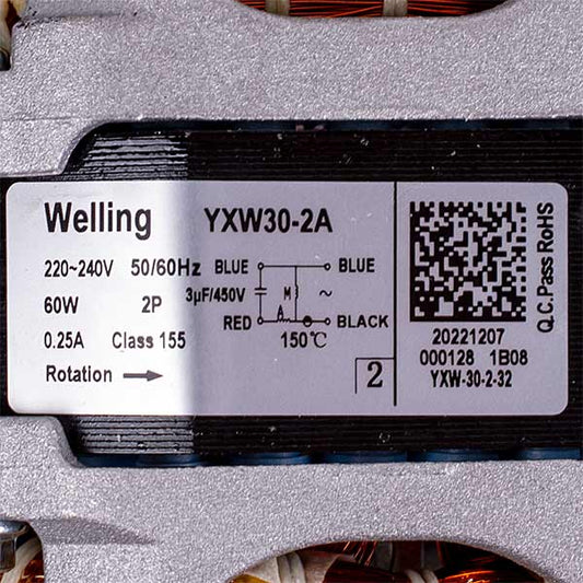 Circulation Pump Motor for Dishwasher Electrolux 4055410858 YXW30-2A 220-240V 60W